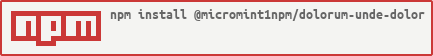 @micromint1npm/dolorum-unde-dolor