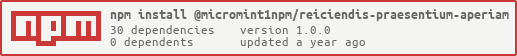 npm badge