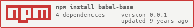 babel-base on npm