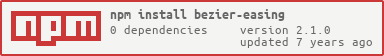npm install bezier-easing