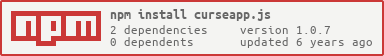 curseapp.js on npm