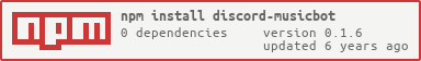 discord-musicbot on npm
