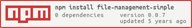 Simple File Management.