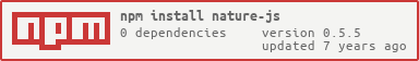 nature-js NPM package information