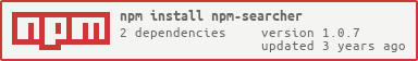 npm-searcher package