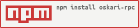 npm install oskari-rpc