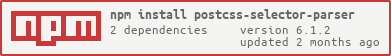`postcss-selector-parser`