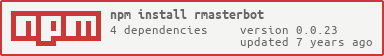 npm install rmasterbot