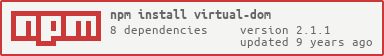 virtual-dom on npm