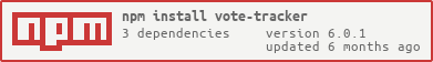 vote-tracker NPM Package